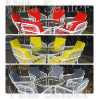 میز و صندلی باغی/ست صندلی مربع نیم تنه ویلایی