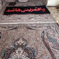 پرچم با پارچه ساتن با چوب