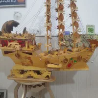 کشتی چوبی|مجسمه، تندیس، ماکت|قم, شهید صیاد شیرازی|دیوار