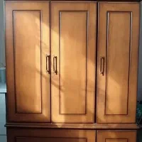 کمد چوبی دو طبقه