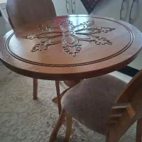 میز خاطره/ناهار خوری چوب راش|میز و صندلی غذاخوری|قم, باغ کرباسی|دیوار