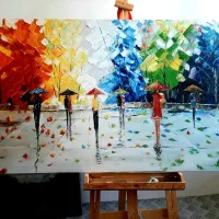 نقاشی رنگ روغن|تابلو، نقاشی، عکس|تهران, منیریه|دیوار