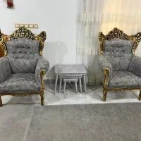 مبل۹ نفره سلطنتی همراه عسلی ۳۰ میلیون|مبلمان خانگی و میز عسلی|کیاشهر, |دیوار