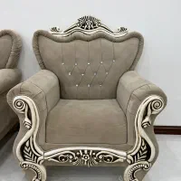 مبل ۷ نفره سلطنتی نسکافه ای|مبلمان خانگی و میز عسلی|بیرجند, |دیوار