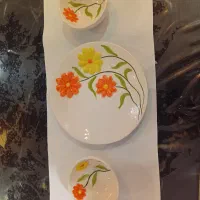 کاسه و بشقاب سفالی تزئینی