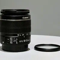 لنز کیت کنون 18-55 استابلایزر دار+فیلتر uv