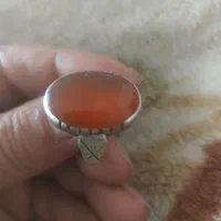 عقیق  کهنه از مهره قدیمی تراش شده|جواهرات|سرعین, |دیوار