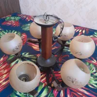 لوستر ۶ شاخه|لوستر و چراغ آویز|تهران, ارامنه|دیوار