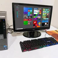 کامپیوتر Dell با پردازنده Corei5 و مانیتور LG