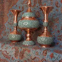 تولید کننده صنایع دستی مس خاتم فیروزه