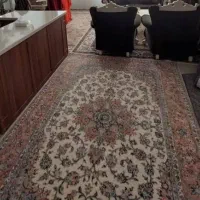 فرش دستباف شکوفه با ۴رنگ ابریشمی