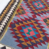 گلیم دستباف طرح گپ|فرش|یزد, |دیوار