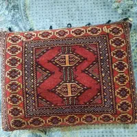 پشتی دستباف نو و تمیز
