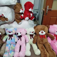 خرس یک متری قلب دار.  خرس یک بیست