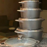 قابلمه چدن۱۰ پارچه