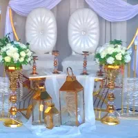 فروش دو عدد شمعدان لوستری اشکی|لوستر و چراغ آویز|اهواز, نادری|دیوار