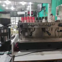 قهوه ساز صنعتی جیمبالی و آسیاب صنعتی