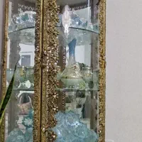 بوفه برنزی بسیار زیبا و جادار در حد نو