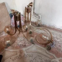 لوستر چهارشاخه2عددویک عدد 2شاخه