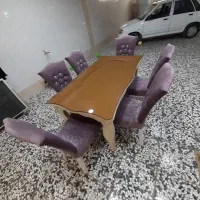 میزنهارخوری۶ نفره|میز و صندلی غذاخوری|نجفآباد, مزرعه طالب|دیوار