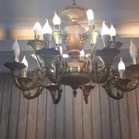 لوستر ۸ شاخه اصل برنج