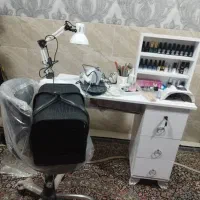 وسایل کاشت ناخن میز صندلی|آرایشی، بهداشتی، درمانی|کرمان, |دیوار