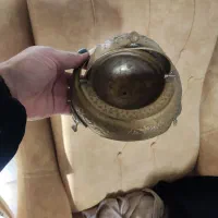 قندان برنج قدیمی|کلکسیون اشیاء عتیقه|مشهد, توس فردوسی|دیوار