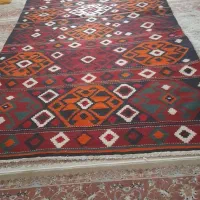 گلیم دستبافت و پشتی و خورجین