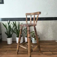 4 عدد صندلی تمام چوب گردو کیفیت 10از10