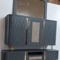 اینه کنسول میزتلوزیون آینه کنسول مدل حصیری|بوفه، ویترین، کنسول|چهاردانگه (تهران), |دیوار