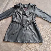 مانتو کتی چرم