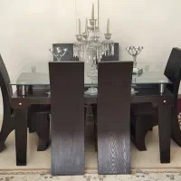 مبل ناهارخوری بوفه پرده فرش شمعدان