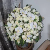 گل مصنوعی با جاه گلدونی خیلی زیبا|گل مصنوعی|برازجان, |دیوار