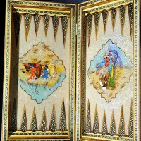 تخته نرد و صفحه شطرنج خاتم( بازی چوگان )|اسباب‌‌بازی|تهران, تهرانسر غربی|دیوار