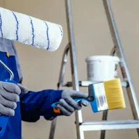 نقاش نقاشی ساختمان و کناف