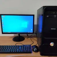 کیس کامپیوتر MSI H110M با مانیتور سامسونگ 19 اینچ