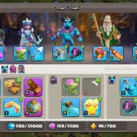 کلش آف کلنز تان 14 لول 160|کنسول، بازی ویدئویی و آنلاین|تهران, باشگاه نفت|دیوار