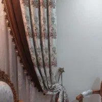 پرده پذیرایی همراه با والان