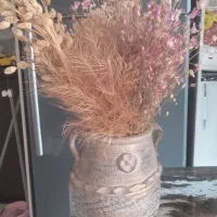 گلدان با گلهای خشک ومصنوعی|گل مصنوعی|پردیس, فاز ۶|دیوار