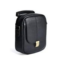 کیف چرم مشکی گم شده