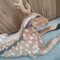 عروسک آهو پولیشی نشسته