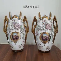 ** تعدادی چینی گل برجسته نو خیلی خاص و شیک گلدان|ظروف سرو و پذیرایی|شیراز, سینما سعدی|دیوار