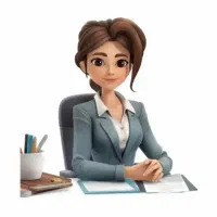 منشی خانم مسلط به کامپیوتر و اینستاگرام