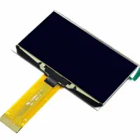 نمایشگر OLED تک رنگ زرد 2.42 اینچ