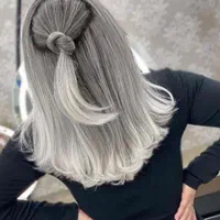 مدل رنگ مو و لایت آمبره و مش و تتو فیبروز مژه
