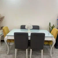 مبلمان۸ نفره به همرا میز ناهارخوری ۶ نفره|مبلمان خانگی و میز عسلی|تهران, نبی اکرم|دیوار