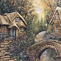 تابلو فرش دستبافت تبریز با چله ابریشم