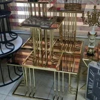 میز عسلی و جلو مبلی پایه فلزی استیل مدل نخلی|مبلمان خانگی و میز عسلی|آفتاب, |دیوار