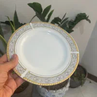 بشقاب پیش دستی دورطلایی چینی پردیس