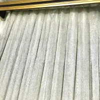 پنج متر  پرده حریر عنکبوتی  سالمو تمیز جنس خوب